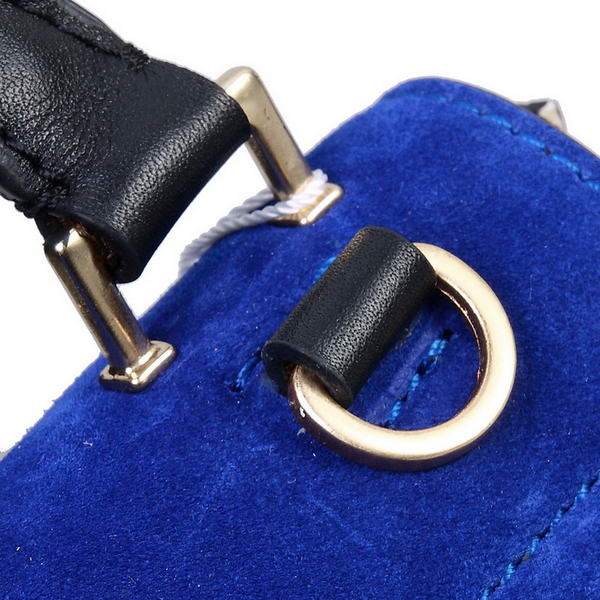 Celine Stamped Trapeze Bags - 3342 Blue and Black - Click Image to Close