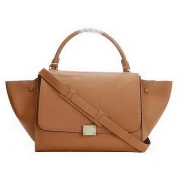 Celine Stamped Trapeze Bag - 3042 Apricot Original Leather - Click Image to Close