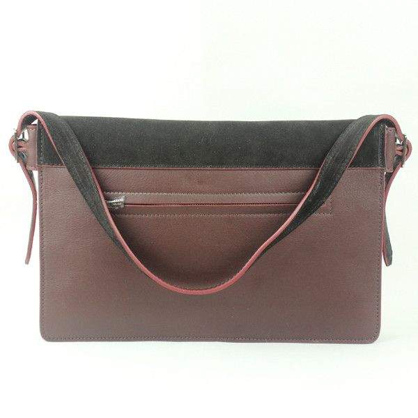 2012 New Arrival Celine Clutch Bag 18017 Red Coffee & Grey