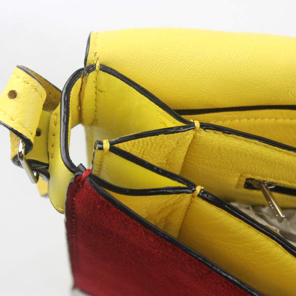2012 New Arrival Celine Clutch Bag 18017 Yellow & White