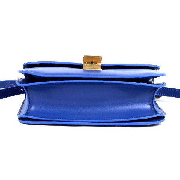 Celine Classic Box Flap Bag - 88007 Blue - Click Image to Close