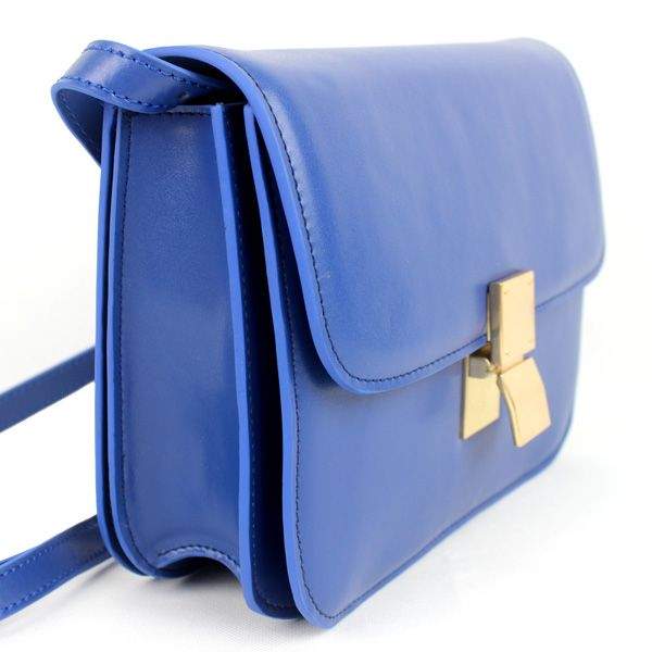 Celine Classic Box Flap Bag - 88007 Blue