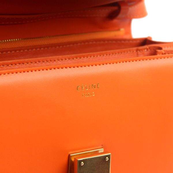 Celine Classic Box Flap Bag - 88007 Orange - Click Image to Close