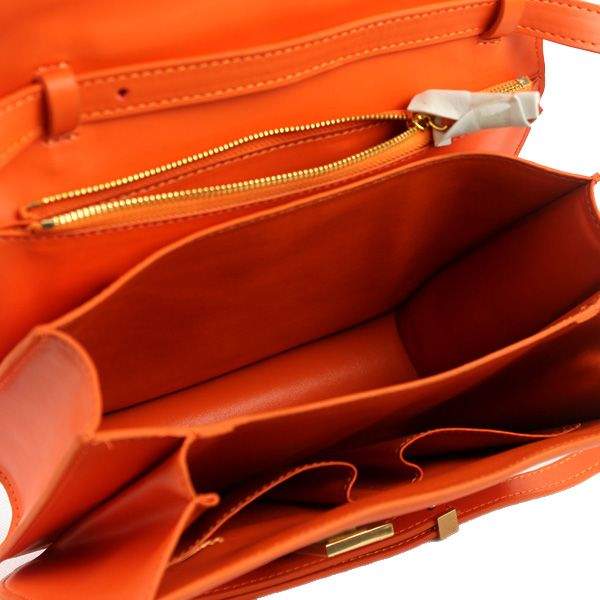 Celine Classic Box Flap Bag - 88007 Orange