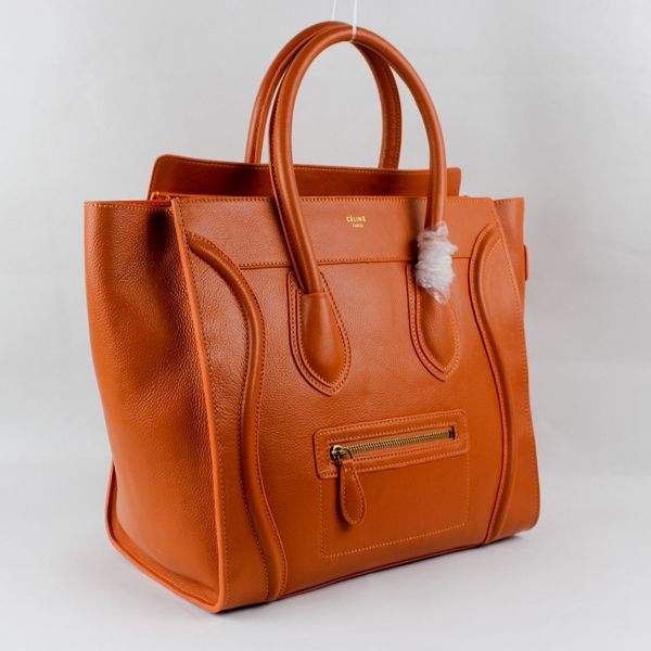 Celine Luggage Mini Tote Bag - 88017 Orange