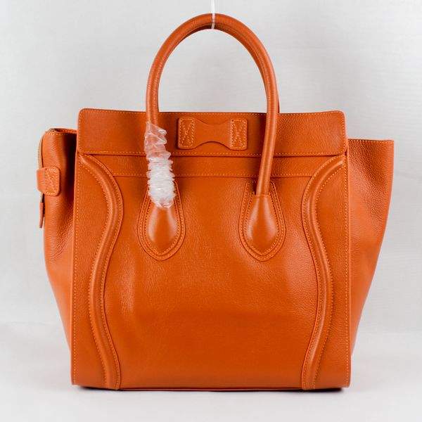 Celine Luggage Mini Tote Bag - 88017 Orange