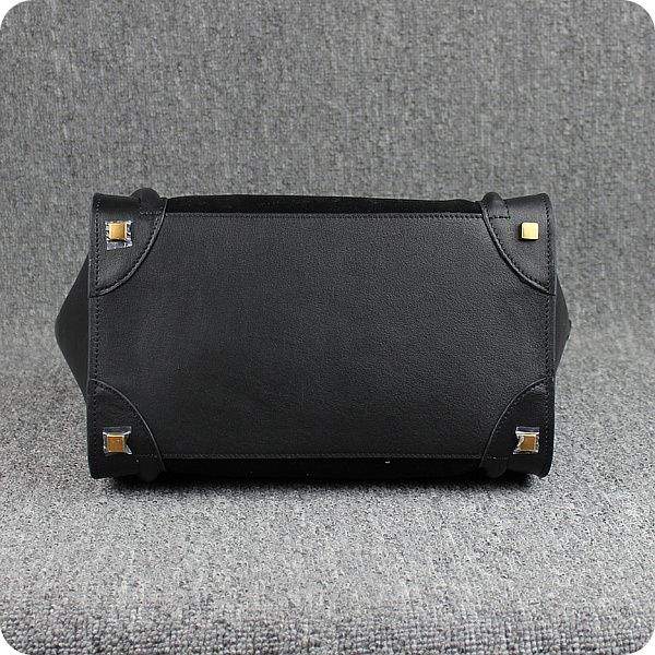 Celine Luggage Mini 30cm Tote Bag - 88022 Black Original Leather - Click Image to Close