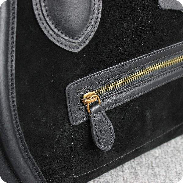 Celine Luggage Mini 30cm Tote Bag - 88022 Black Original Leather