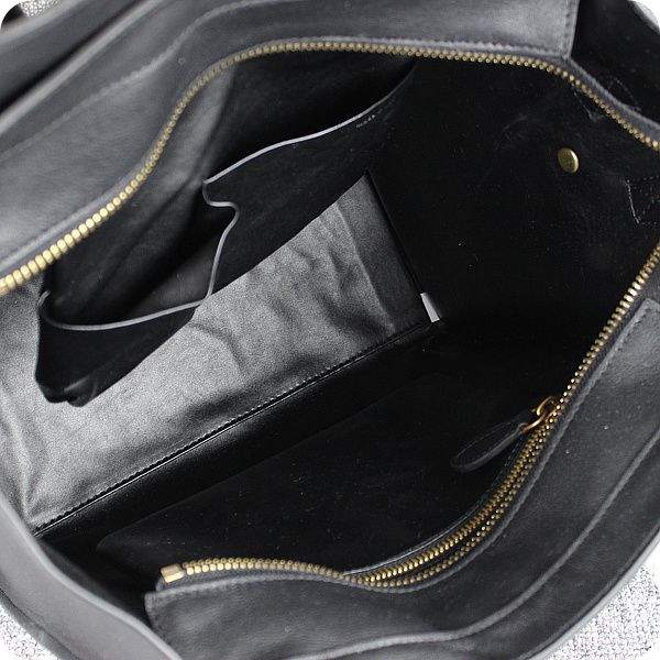 Celine Luggage Mini 30cm Tote Bag - 88022 Black Original Leather - Click Image to Close