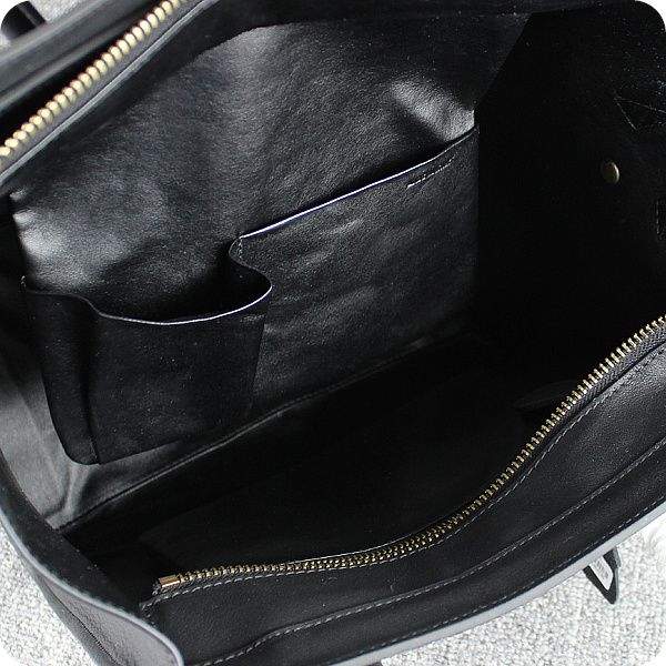 Celine Luggage Mini 30cm Tote Bag - 88022 Black Original Calf Leather - Click Image to Close