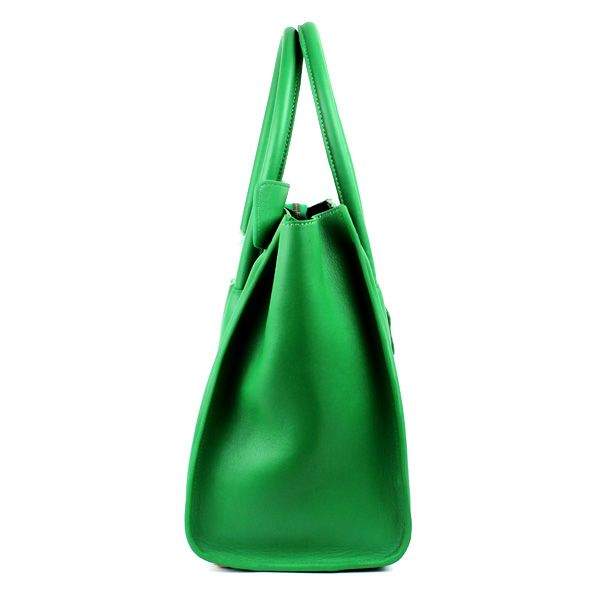 Celine Luggage Mini 30cm Tote Bag - 88022 Green Original Calf Leather - Click Image to Close