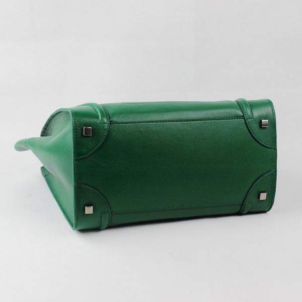 Celine Luggage Mini 30cm Tote Bag - 88022 Green Original Leather