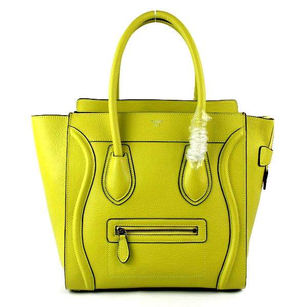 Celine Luggage Mini 30cm Tote Bag - 88022 Yellow - Click Image to Close