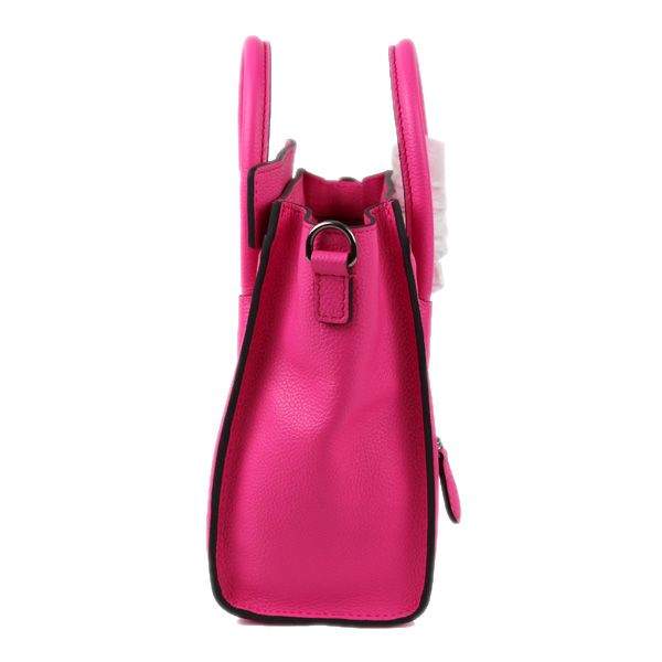 Celine Nano 20cm Luggage Leather Tote Bag - 88029 Pink - Click Image to Close