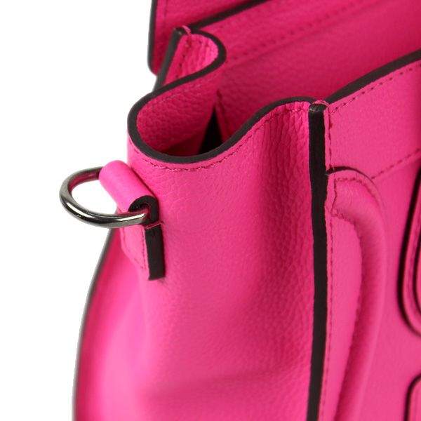 Celine Nano 20cm Luggage Leather Tote Bag - 88029 Pink