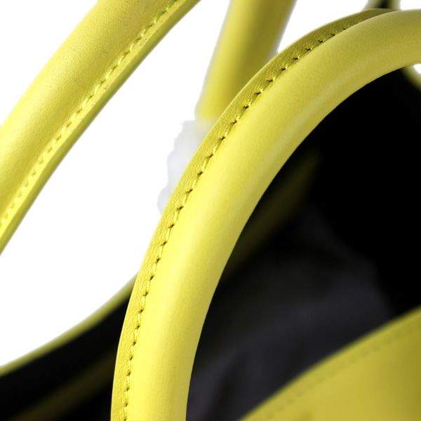 Celine Luggage Phantom Square Tote 88033 Lemon Yellow Original Leather - Click Image to Close