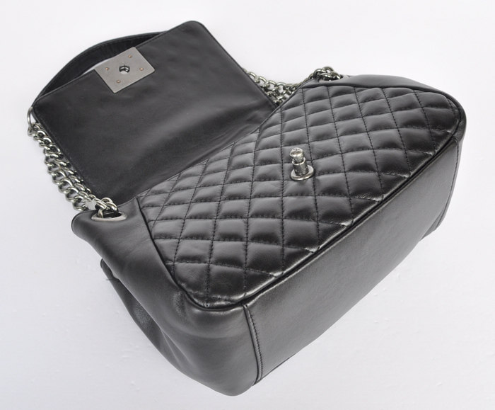 Top Quality Chanel lambskin leaterh bag 66915 black