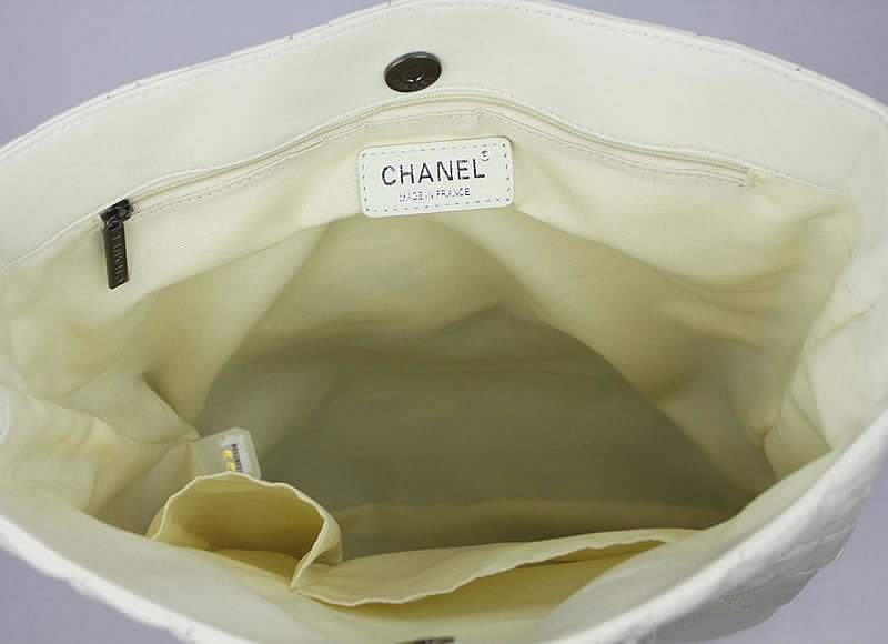 2012 New Arrival Chanel 49271 Cream Lambskin Bag - Click Image to Close