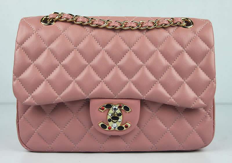 2012 New Arrival Chanel 49365 Pink Lambskin Bag