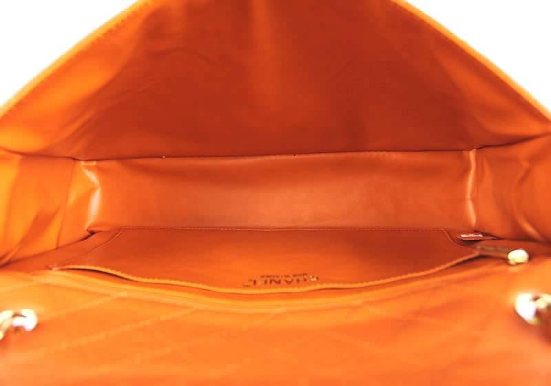 2012 New Arrival Chanel 49366 Orange Lambskin Bag