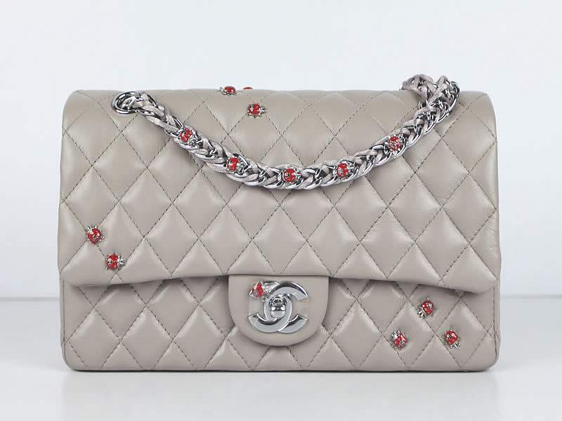 2012 Chanel Classic Flap Bag 49455 Pink