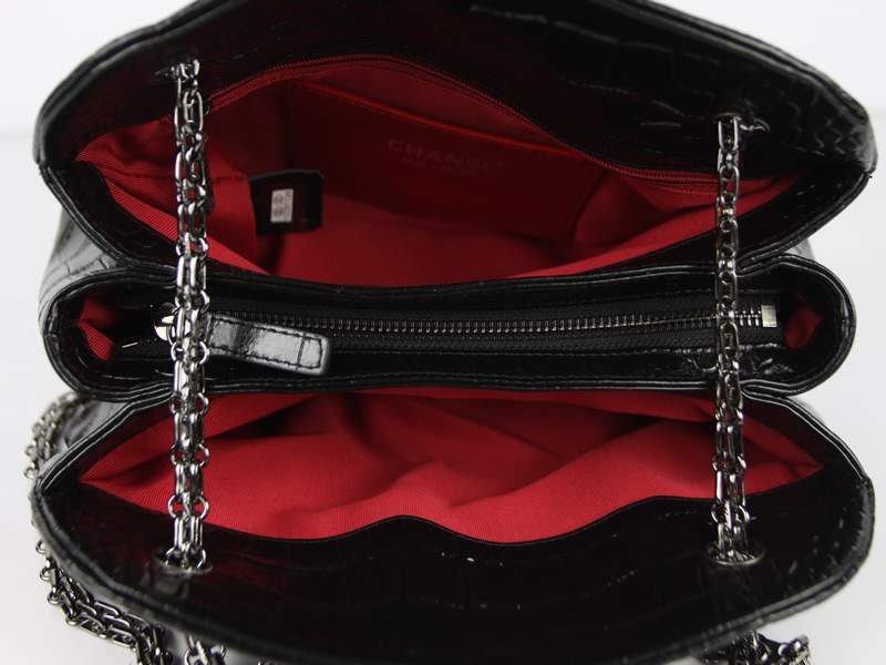 2012 New Arrival Chanel Mademoiselle Bowling Bag 49853 Black Cowhide