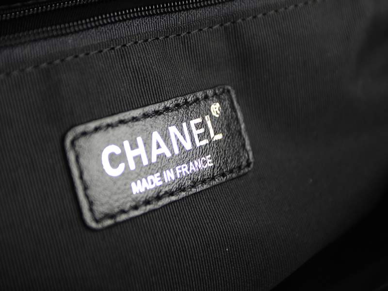 2012 New Arrival Chanel Rhombus Leather Handbags 50166 Black - Click Image to Close