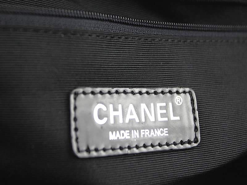 2012 New Arrival Chanel Cruise 2012 Patent Leather Totes 50976 Black Shiny Leather