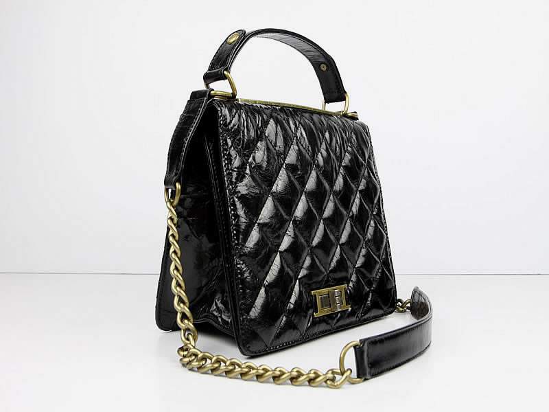2012 New Arrival Chanel A66816 Black Calf Leather Shoulder Bags - Click Image to Close