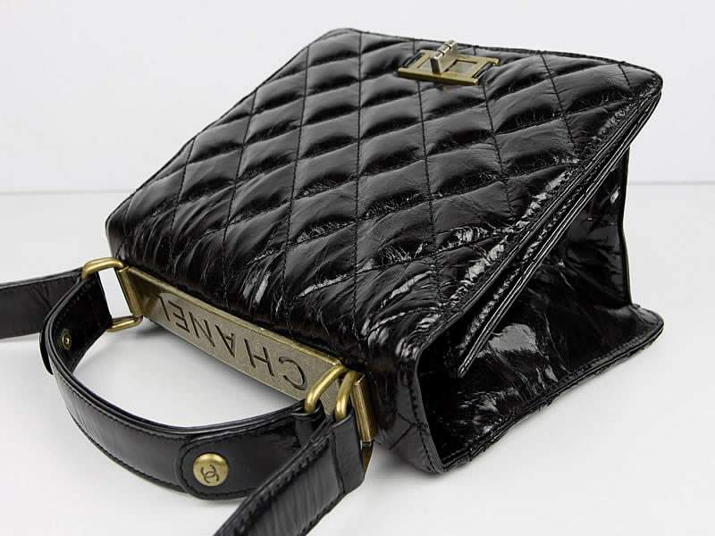 2012 New Arrival Chanel A66816 Black Calf Leather Shoulder Bags