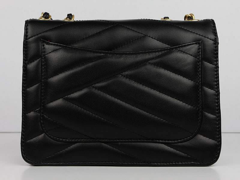 2012 New Arrival Chanel A66838 Mademoiselle Turnlock Maxi Flap Bag Black Lambskin - Click Image to Close