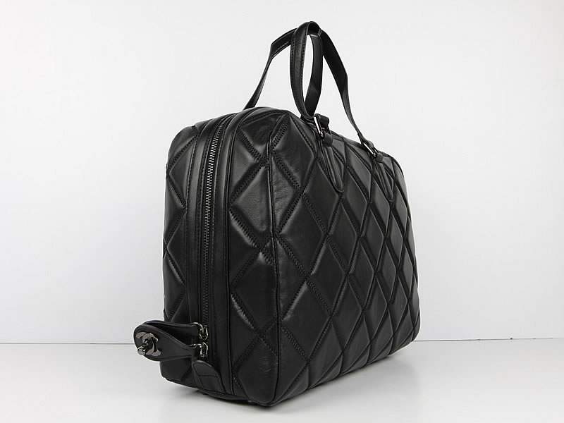 2012 New Arrival Chanel A68011 Large Bowling Bag Black - Click Image to Close