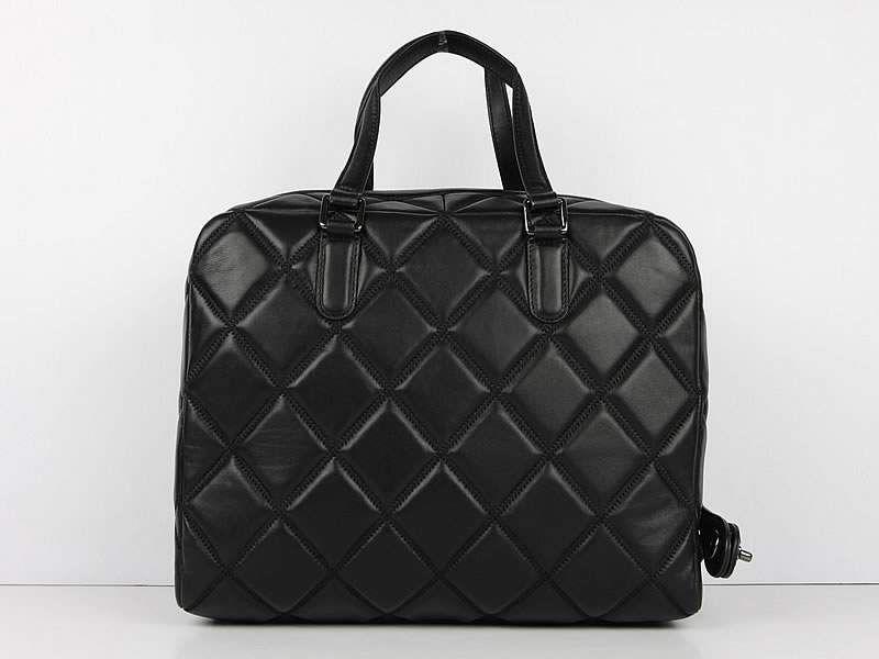 2012 New Arrival Chanel A68011 Large Bowling Bag Black - Click Image to Close