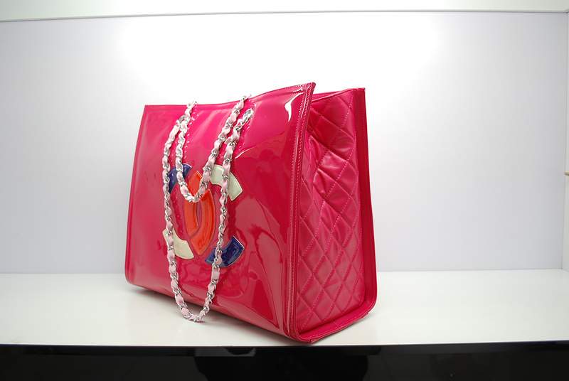 2012 New Arrival Chanel Spring Summer 2012 Patent Leather Shoulder Bag A30165 Rosy - Click Image to Close