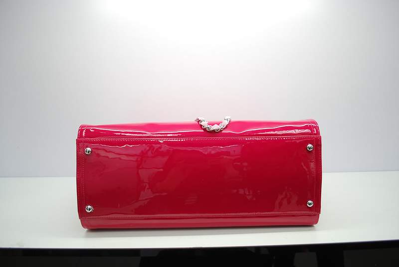 2012 New Arrival Chanel Spring Summer 2012 Patent Leather Shoulder Bag A30165 Rosy