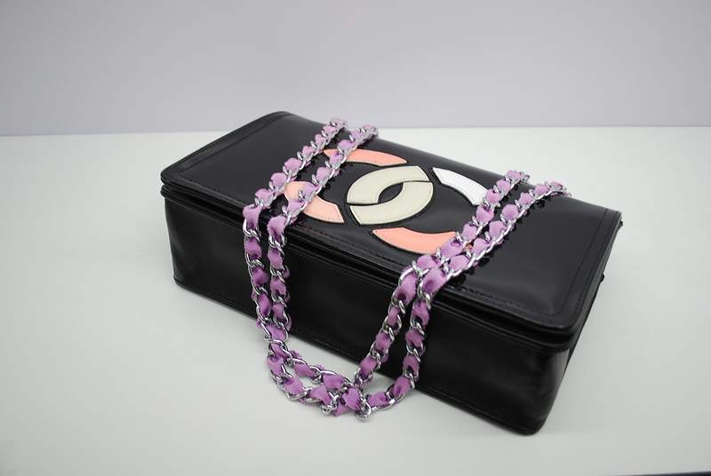 2012 New Arrival Chanel Spring Summer 2012 Patent Leather Shoulder Bag A30170 Black - Click Image to Close