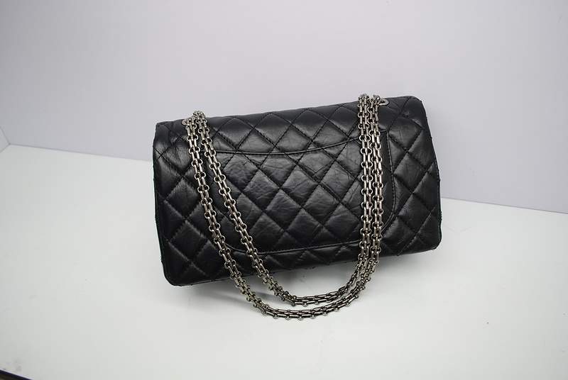2012 New Arrival Chanel Reissue 2.55 Mademoiselle Lock 30173 Black