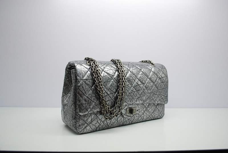 2012 New Arrival Chanel Reissue 2.55 Mademoiselle Lock 30173 Grey