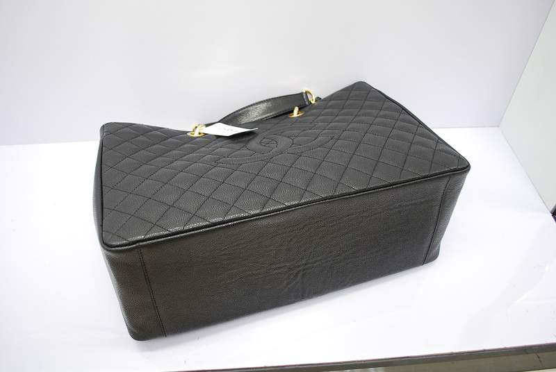 2012 New Arrival Chanel A37001 GST Black Caviar Leather Large Coco Shopper Bag with Gold Hardware - Click Image to Close