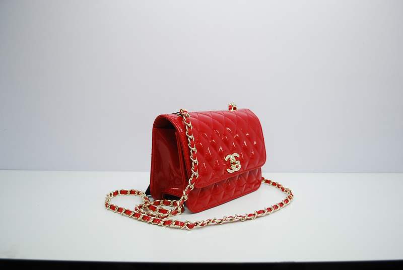 2012 New Arrival Chanel Spring Summer 2012 Patent mini Shoulder Bag A30164 Red