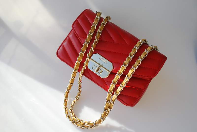 2012 New Arrival Chanel A30150 Gabrielle mini Shoulder Bag Red Sheepskin Leather