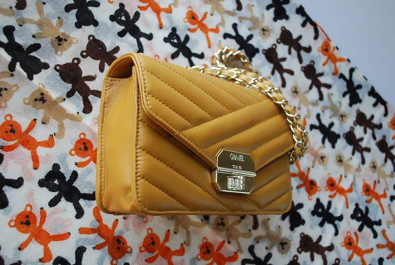 2012 New Arrival Chanel A30150 Gabrielle mini Shoulder Bag Tan Sheepskin Leather - Click Image to Close