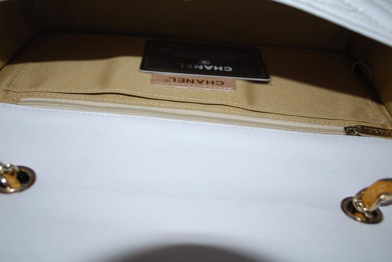 2012 New Arrival Chanel A30151 Gabrielle Medium Shoulder Bag White Sheepskin Leather
