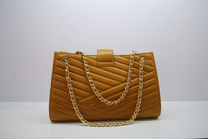 2012 New Arrival Chanel A30152 Gabrielle Lambskin Shoulder Bag Tan - Click Image to Close