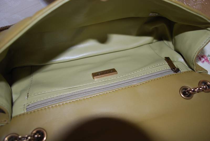 2012 New Arrival Chanel Gemstone Flap Shoulder Bag 36096 Khaki - Click Image to Close