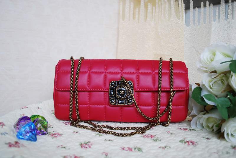 2012 New Arrival Chanel Gemstone Flap Shoulder Bag 36096 Rose - Click Image to Close