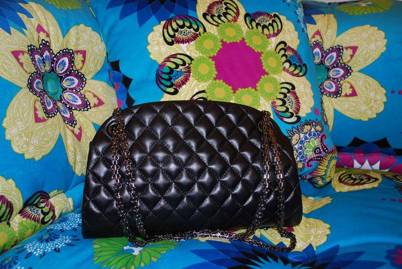 2012 New Arrival Chanel Mini Lambskin Handbags 49853 Black - Click Image to Close