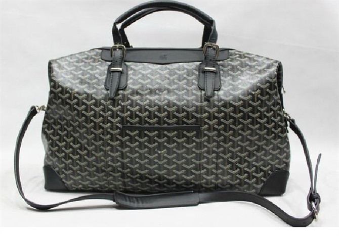 Goyard Luggage Shoulder Tote Bag 8952 Black - Click Image to Close