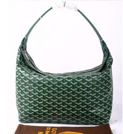 Goyard Fidji Bag with Leather Trim 4590 green