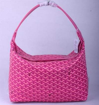 Goyard Fidji Bag with Leather Trim 4590 pink